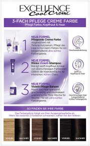 L'Oréal Paris Excellence Cool Creme 4.11 Ultra kühles Mittelbraun Coloration 1Stk