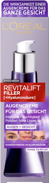 3600523954919 - LOré al Paris RevitaLift Filler +Hyaluronsä ure Augencreme fü r das Gesicht Augencreme 30ml