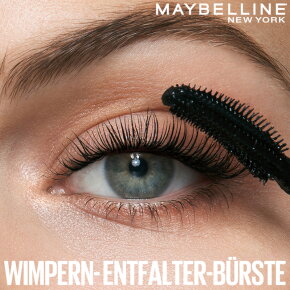 Maybelline New York Lash Sensational Voller-Wimpern-Fächer Mascara Very Black Waterproof Mascara 9,4ml