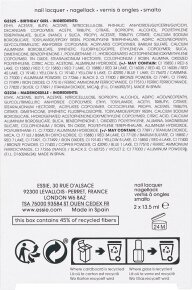 Essie Nagellack Geschenkset happy birthday 514 birthday girl, 13 mademoiselle Nagellack Set 1Stk