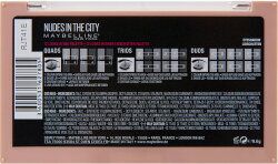 Maybelline Nudes In The City Lidschattenpalette Lidschattenpalette 9,6g