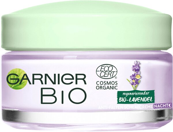 Garnier Bio Lavendel Anti-Falten Nachtpflege Nachtcreme 50 ml