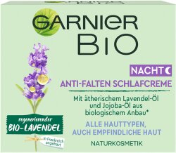 Garnier Bio Lavendel Anti-Falten Nachtpflege Nachtcreme 50 ml