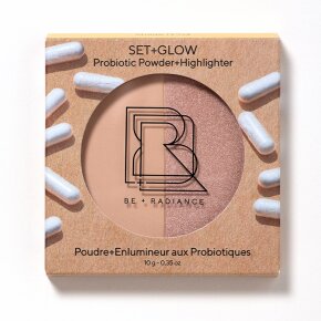 BE+RADIANCE Set+Glow Probiotics Powder+Highlighter Duo 10 g N°04