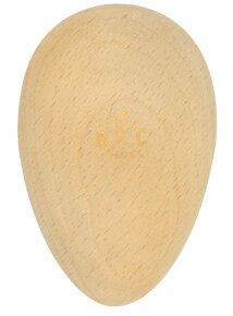 Bachca Wooden Hand Miroir + Cotton Pouch