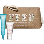 Ihr Geschenk - Clarins FEED Kosmetiktäschchen aus Jute mit Hautpflegeminiaturen Ihr Geschenk - Clarins FEED Kosmetiktäschchen aus Jute mit Hautpflegeminiaturen