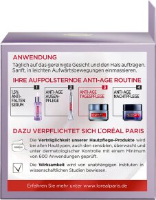 L'Oréal Paris RevitaLift Filler [+Hyaluronsäure] Intensiv Aufpolsternde Anti-Age Pflege Tag Gesichtscreme 50ml