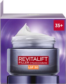 L'Oréal Paris RevitaLift Filler [+Hyaluronsäure] Intensiv Aufpolsternde Anti-Age Pflege LSF 50 Gesichtscreme 50ml