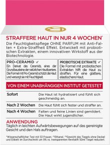 L'Oréal Paris RevitaLift Feuchtigkeitspflege ohne Parfum Anti-Falten + Extra Straffheit Gesichtscreme 50ml