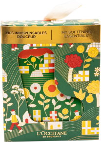 Aktion - L'OCCITANE Mandel Weihnachtsstrumpf Set = Duschöl 35 ml + Körpermilch 50 ml + Handcreme 10 ml 4 Artikel im Set