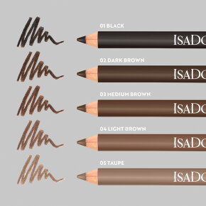 ISADORA The Brow Powder Pen, Shapes, Defines & Fills Black 01 1,1 g