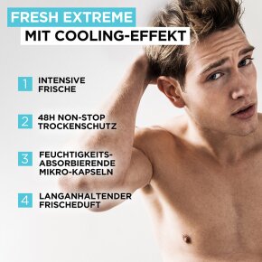 L'Oréal Men Expert Fresh Extreme 72H Anti-Transpirant Deo Roll-On Deo Roll-On 50ml