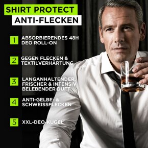 L'Oréal Men Expert Shirt Protect 48H Anti-Transpirant Deo Roll-On Deo Roll-On 50ml