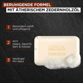 L'Oréal Men Expert Barber Club Festes Shampoo 80 g