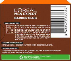 L'Oréal Men Expert Barber Club Festes Shampoo 80 g
