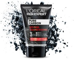 L'Oréal Men Expert Pure Carbon Anti-Pickel Tägliches Waschgel Reinigungsgel 100ml