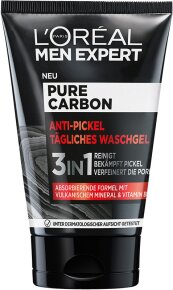 L'Oréal Men Expert Pure Carbon Anti-Pickel Tägliches Waschgel 100 ml
