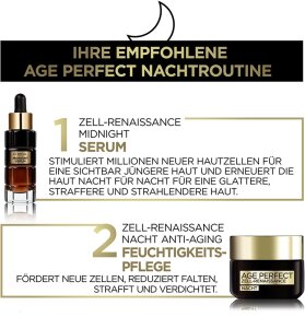 L'Oréal Paris Age Perfect Zell-Renaissance Midnight Serum Gesichtsserum 30ml