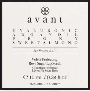 Avant Age Protect & UV Velvet Perfecting Rose Sugar Lip Scrub 10 ml