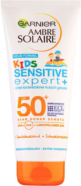 Garnier Ambre Solaire Kids Sensitive expert+ Milch LSF 50+ 200 ml