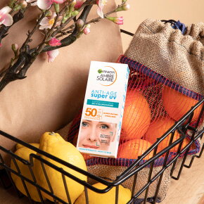 Garnier Ambre Solaire Super UV Sonnenschutz-Creme Anti-Age LSF 50+ Sonnencreme 50ml
