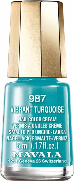 7618900909878 - Mavala Nagellack 987 Vibrant Turquoise 5 ml 7618900909878 - Mavala Nagellack 987 Vibrant Turquoise 5 ml