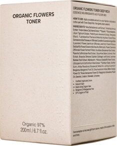 WHAMISA Organic Flowers Toner Deep Rich 200 ml