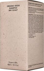 WHAMISA Organic Seeds Shampoo Dry Scalp 490 ml