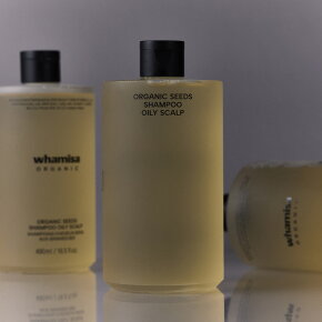 WHAMISA Organic Seeds Shampoo Oily Scalp 490 ml