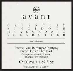 Avant Acne Defence Intense Acne Battling & Purifying French Green Clay Mask 50 ml
