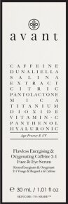 Avant Age Protect & UV Flawless Energising & Oxygenating Caffeine 2-1 Face & Eye Serum 30 ml