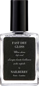 Nailberry Top Coats Fast Dry Gloss Professional 15 ml
