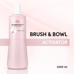 Wella Professionals Shinefinity Activator Brush & Bowl 2% 1000 ml