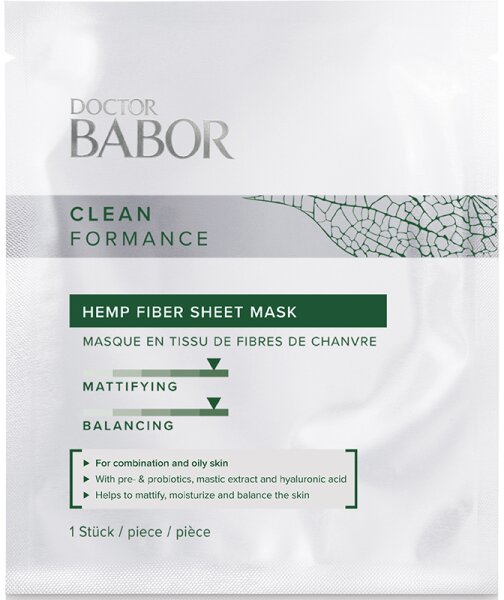 4015165358282 - BABOR Gesichtspflege Cleanformance Hemp Fiber Sheet Mask 1 Stk 4015165358282 - BABOR Gesichtspflege Cleanformance Hemp Fiber Sheet Mask 1 Stk