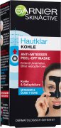 Garnier SkinActive Hautklar Kohle Anti-Mitesser Peel Off Maske Gesichtspeeling 50ml