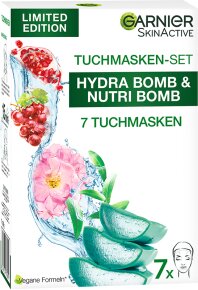 Garnier SkinActive Tuchmasken-Set Hydra Bomb & Nutri Bomb Tuchmaske 1Stk