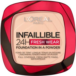 L'Oréal Paris Infaillible 24H Fresh Wear Make-Up-Puder 180 Rose Sand Puder (lose) 9g