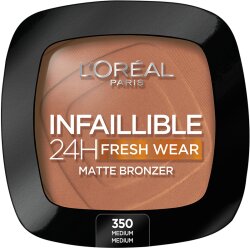 L'Oréal Paris Infaillible 24h Fresh Wear Soft Matte Bronzer 350 Medium Bronzepuder 9g