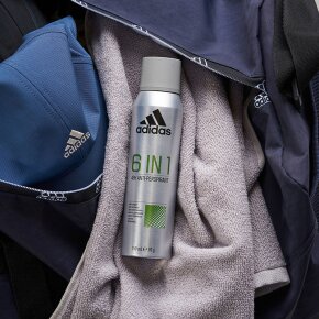 Adidas 6 in1 Deodorant Spray for Men 150 ml