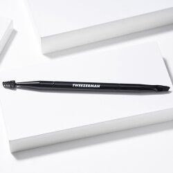 Tweezerman Angled Brow Brush & Spoolie - Augenbrauenpinsel & Bürstchen