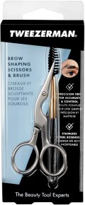 Tweezerman Augenbrauenschere, geblistet mit Bürste 1 Stk.