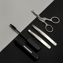 Tweezerman Augenbrauenschere, geblistet mit Bürste 1 Stk.
