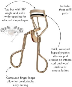 Tweezerman Curl 38° Lash Curler - Wimpernzange, Champagne