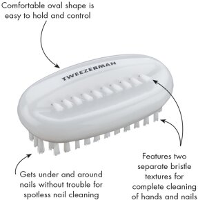 Tweezerman Dual Nail Brush - Nagelbürste