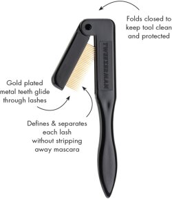 Tweezerman Wimpernkamm, zusammenklappbar, geblistet 1 Stk.