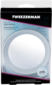 Tweezerman LED Mini Mirror - 15X Mini Vergrößerungsspiegel