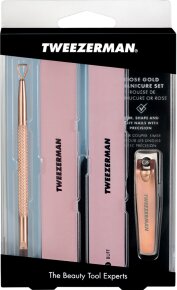 Tweezerman Manicure Kit - Maniküre Set, Rose Gold