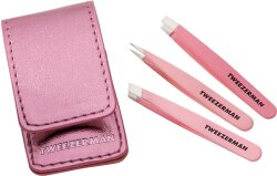 Tweezerman Micro Mini Tweezer Set Mini Micro - Pinzetten Set, Pink