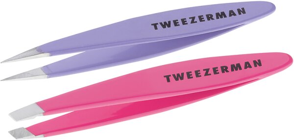 - Spitze Schräge Tweezerman Pin Point Mini & Slant Tweezer Set & Mini