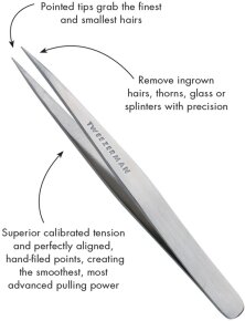 Tweezerman Point Tweezer Silber 1 Stk.